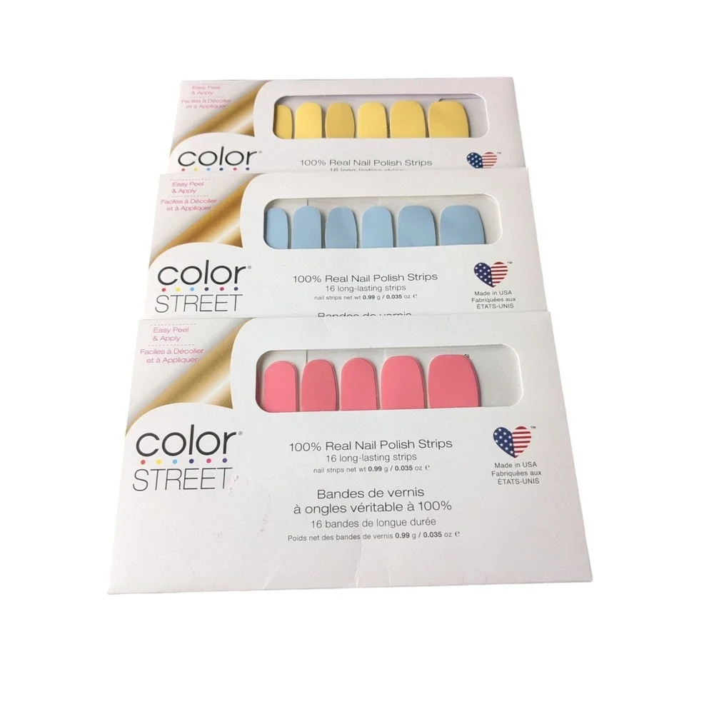 Color Street Pastel Nail Lot‎ Bundle